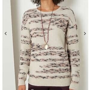 NWT J. Jill purejill Multicolored Intarsia Sweater